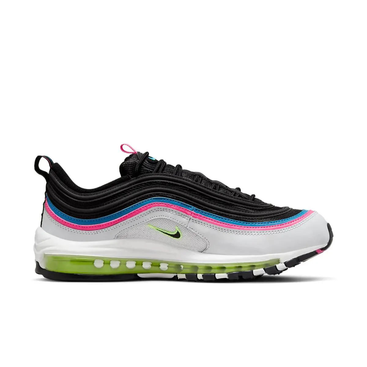Nike Air Max 97 `black Neon` Men`s Athletic Shoes DZ4392-001 - Black