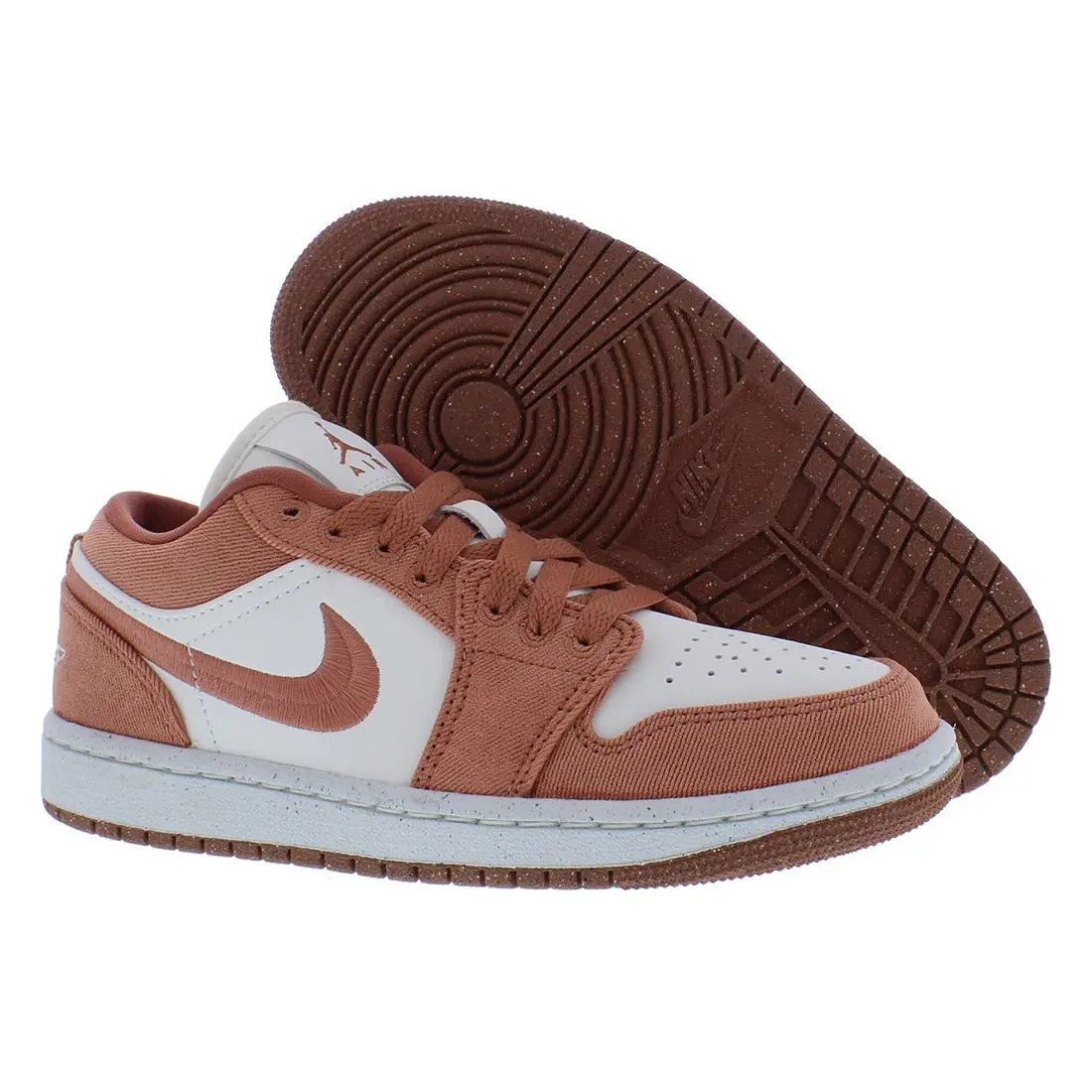 Nike Air Jordan 1 Low SE Womens Shoes - Sky J Orange/Sail, Main: Orange