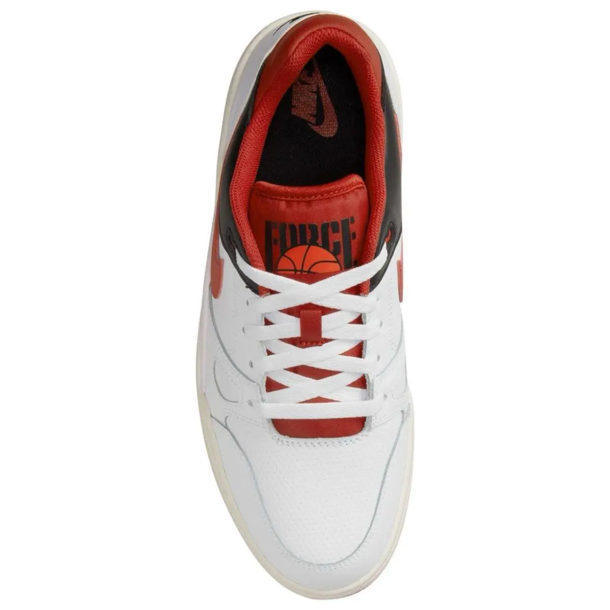 Nike shoes - Nike Full Force - Full Force - Black, Manufacturer: White/Red 12