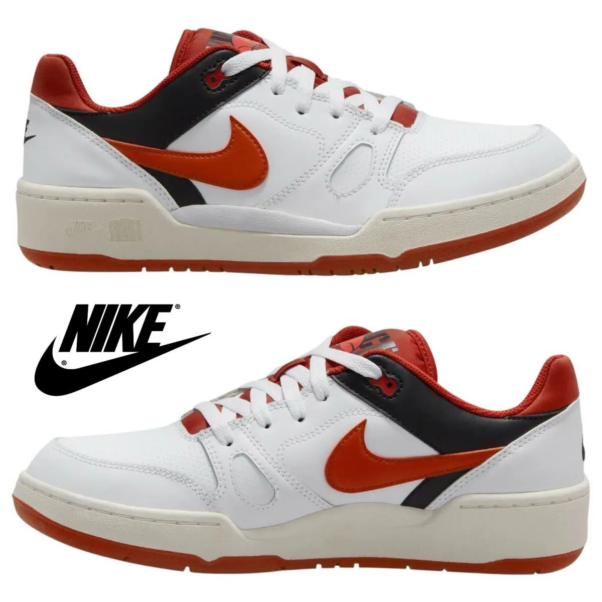 Nike shoes - Nike Full Force - Full Force - Black, Manufacturer: White/Red 14