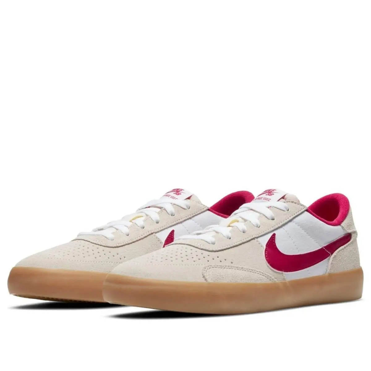 Multisize Unisex Nike SB Heritage Vulc Summit White Cardinal Red CD5010 100