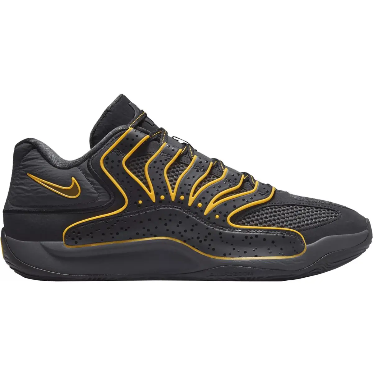 KD18 Men Basketball Shoe US Size 7-14 Colors Athletic Casual Black/University Gold/Anthracite/Dark Smoke Grey by Nike