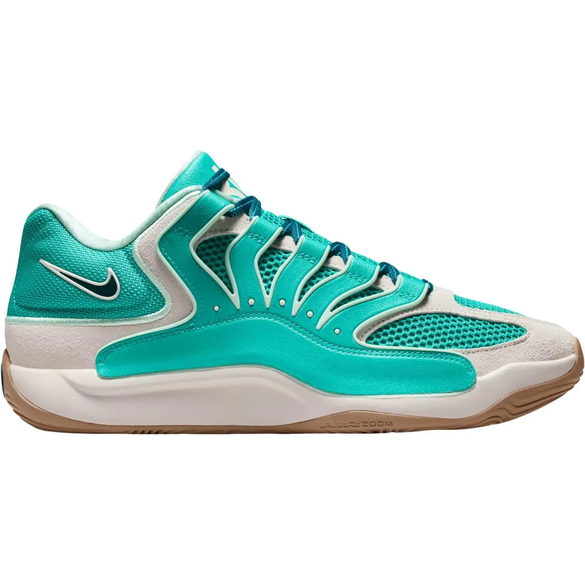 KD18 Men Basketball Shoe US Size 7-14 Colors Athletic Casual Midnight Turquoise/Kinetic Green/Mint/Phantom by Nike