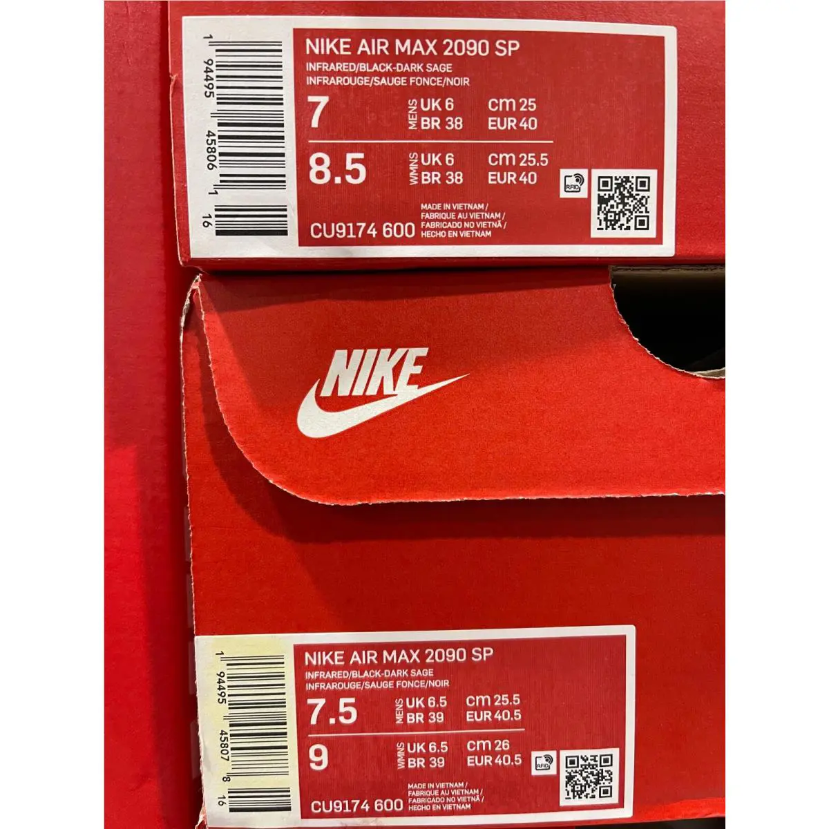 Nike shoes - Nike Air Max 2090 - Air Max - CU9174 600 - Black, Manufacturer: Black / Infrared 17