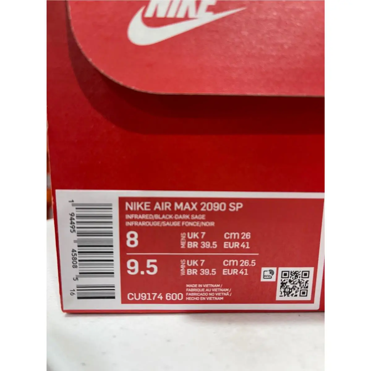 Nike shoes - Nike Air Max 2090 - Air Max - CU9174 600 - Black, Manufacturer: Black / Infrared 18