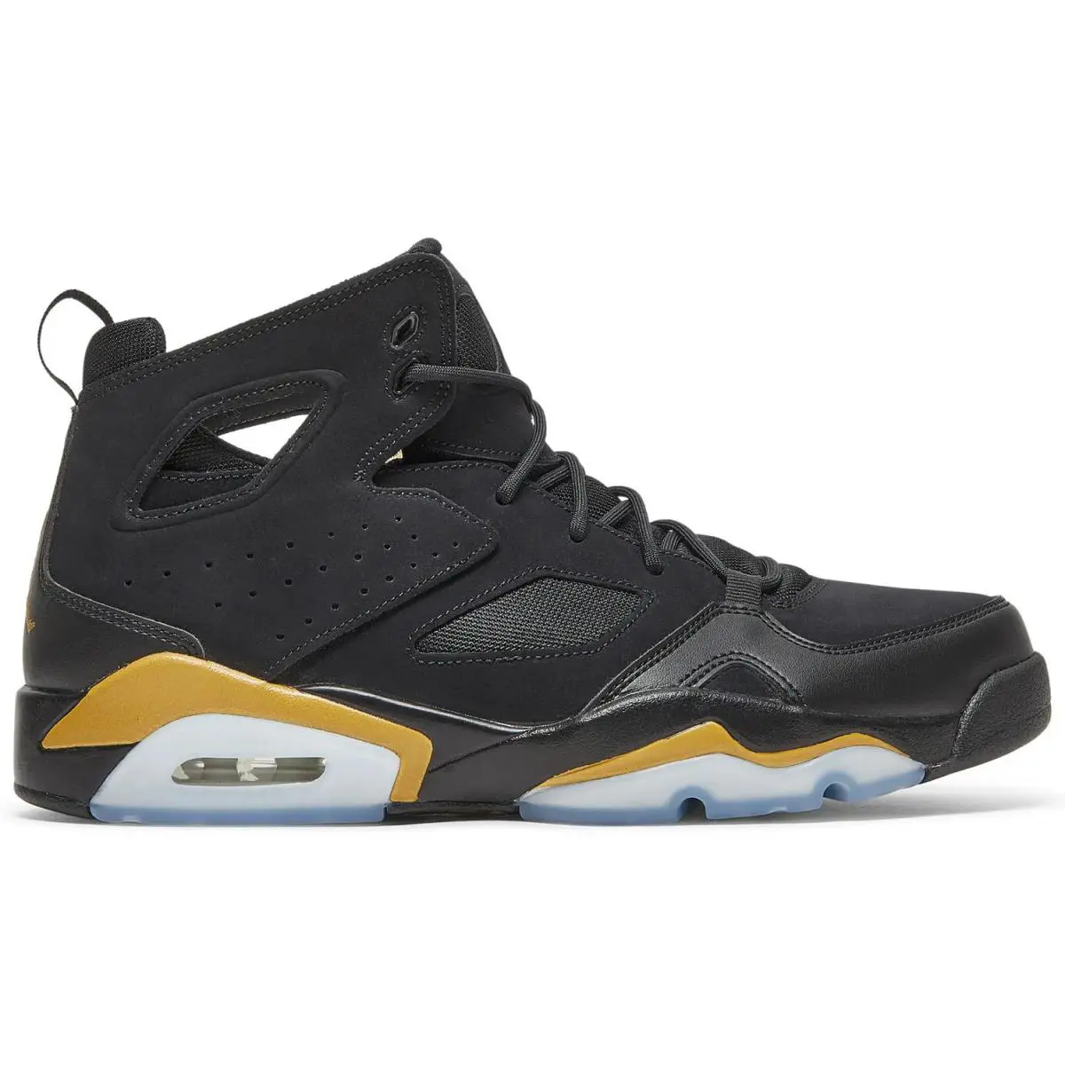 Men`s Nike Air Jordan Flight Club 91 `black Metallic Gold` DC7329 007 - Black/Metallic Gold