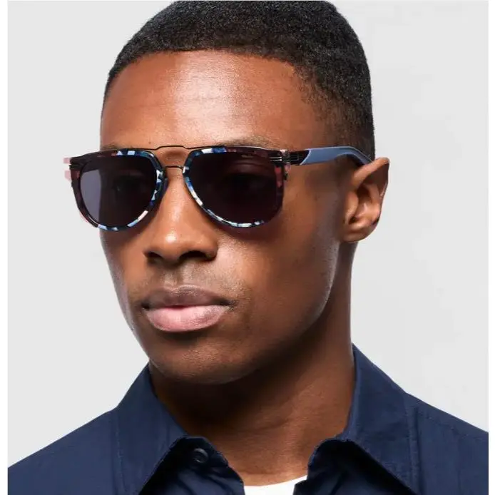 Nike Electric Daze IF1009X-400 Sunglasses 56mm - Frame: BLUE TORTOISE, Lens: BLUE