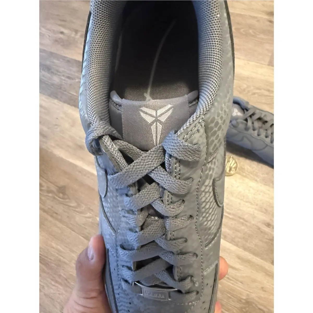 Nike shoes - Nike Air Force 1 - Air Force - IB0018-004 - Cool Grey / Wolf Grey (UPC: 198730012841) 8