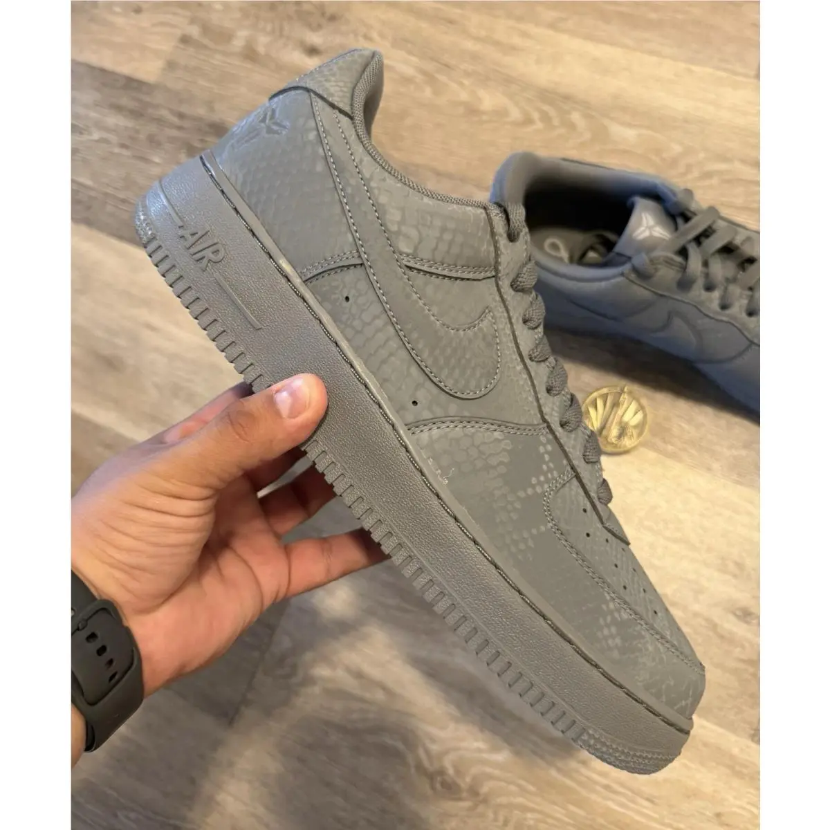Nike shoes - Nike Air Force 1 - Air Force - IB0018-004 - Cool Grey / Wolf Grey (UPC: 198730012841) 10