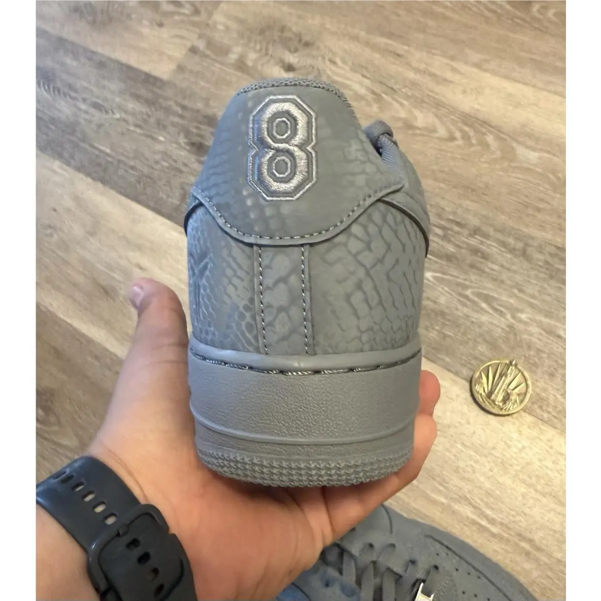 Nike shoes - Nike Air Force 1 - Air Force - IB0018-004 - Cool Grey / Wolf Grey (UPC: 198730012841) 1