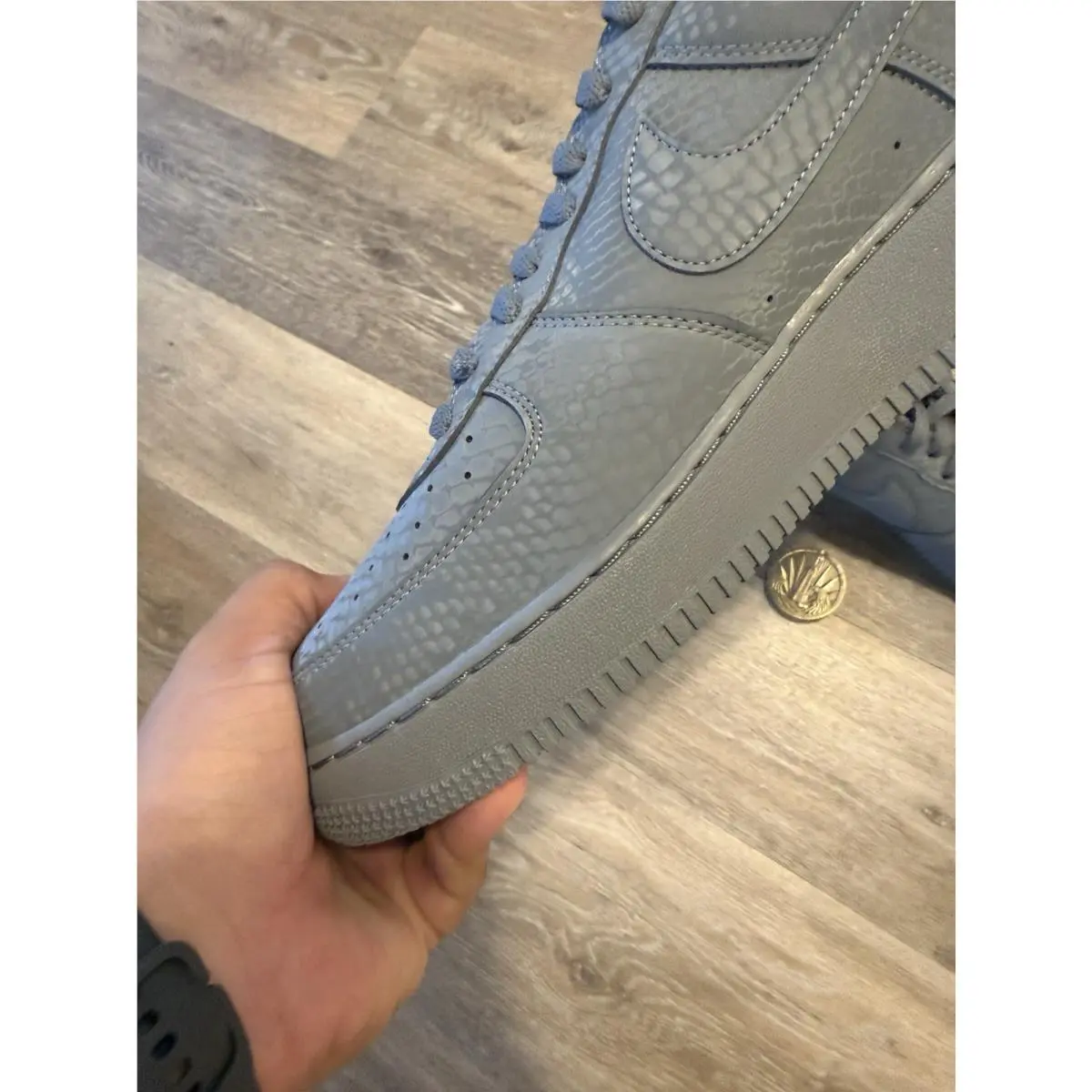 Nike shoes - Nike Air Force 1 - Air Force - IB0018-004 - Cool Grey / Wolf Grey (UPC: 198730012841) 3