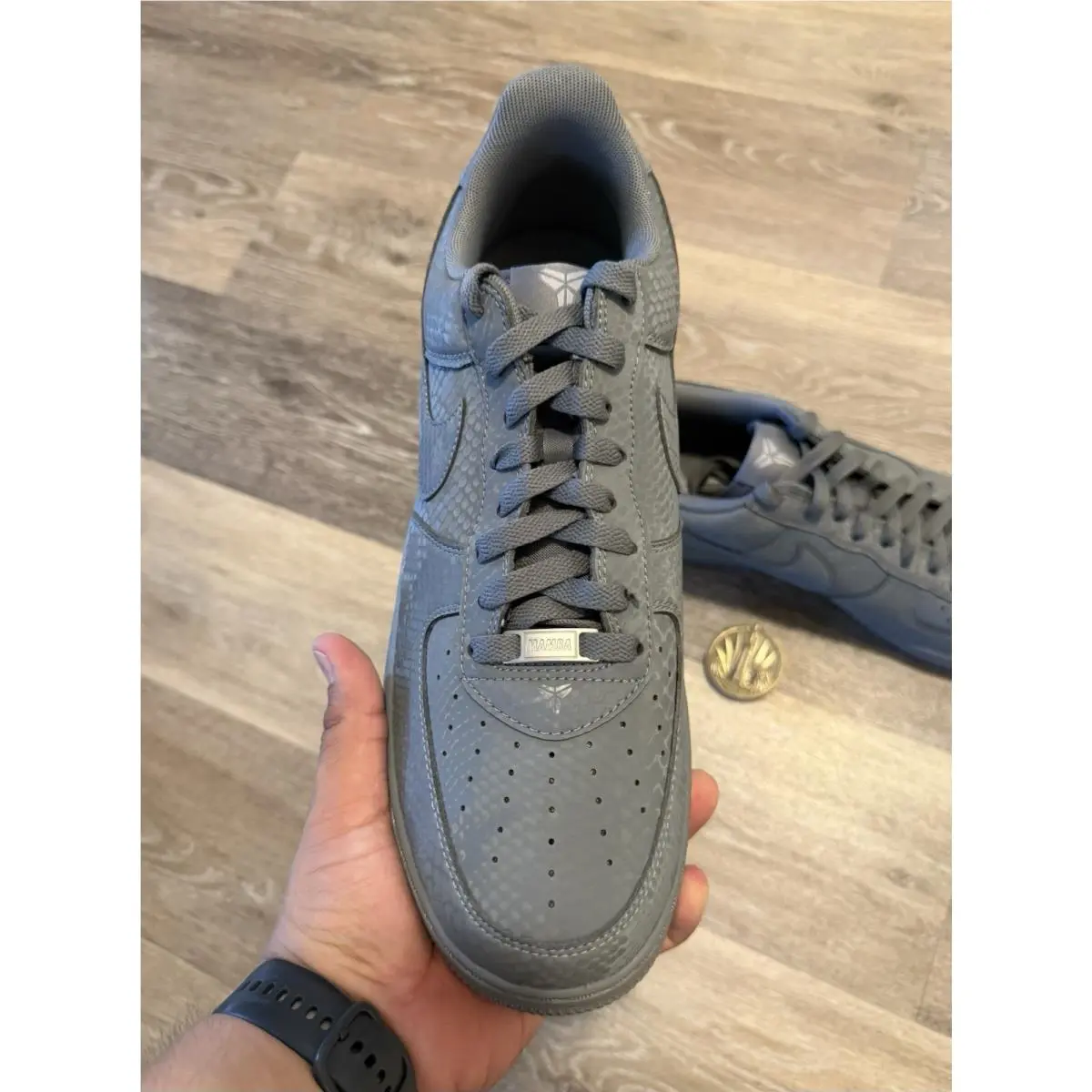 Nike shoes - Nike Air Force 1 - Air Force - IB0018-004 - Cool Grey / Wolf Grey (UPC: 198730012841) 6