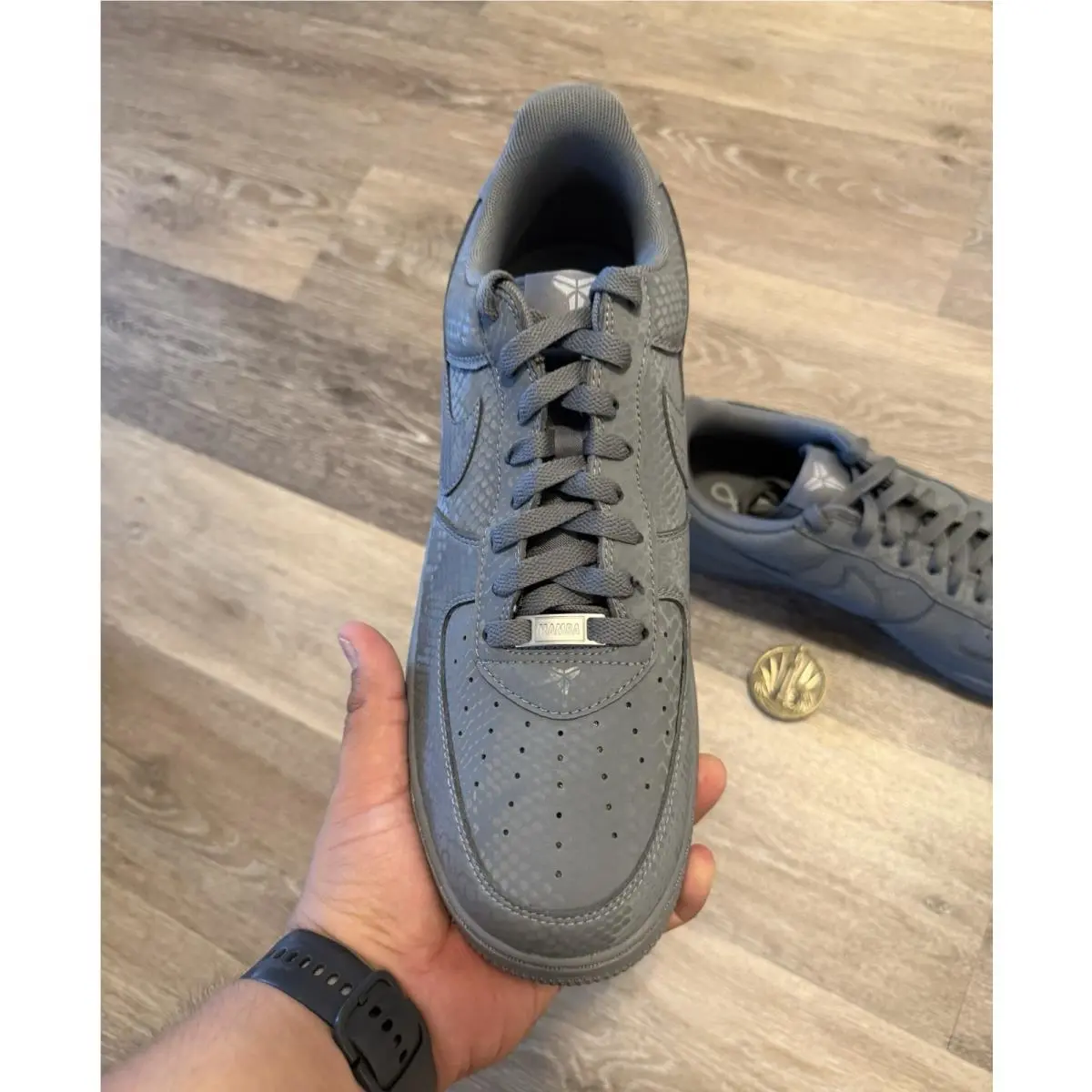 Nike shoes - Nike Air Force 1 - Air Force - IB0018-004 - Cool Grey / Wolf Grey (UPC: 198730012841) 7