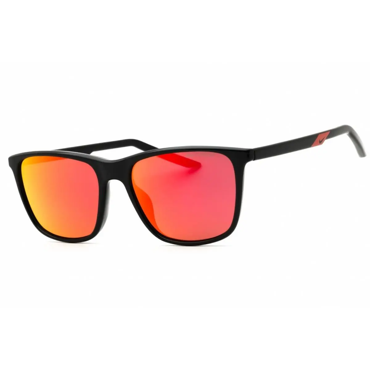 Unisex Sunglasses Black Rectangular Shape Full Rim Frame State P FB1315 011 by Nike