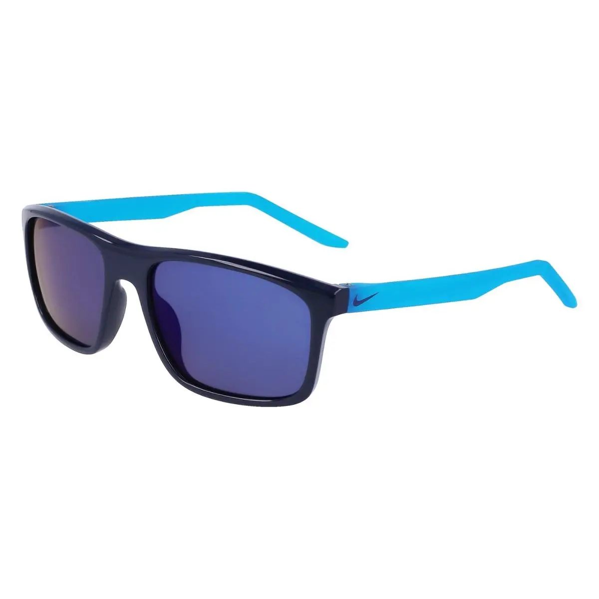 Nike Fire P FD1818 451 Obsidian/polar Blue Flash Sunglasses - Frame: Obsidian, Lens: Polar Blue Flash, code: 451