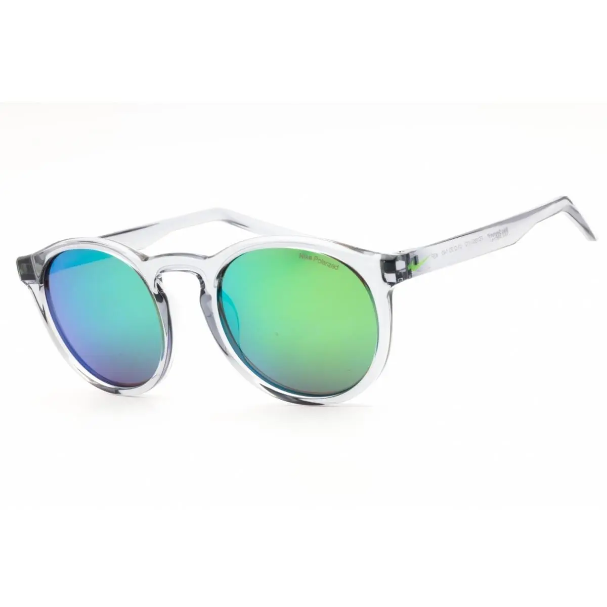 Unisex Sunglasses Wolf Grey Round Shape Full Rim Frame Swerve P FD1850 012 by Nike