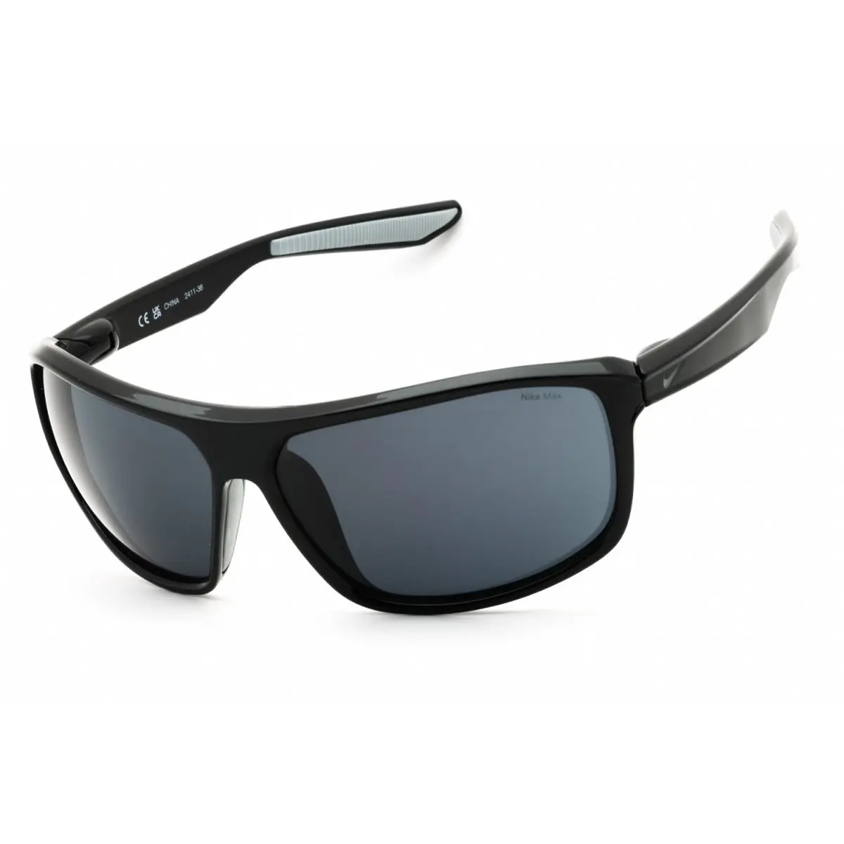 Nike Premier Stride IB3286X 011 Sunglasses Black Frame Gray Lenses 63mm - Frame: Black, Lens: Gray
