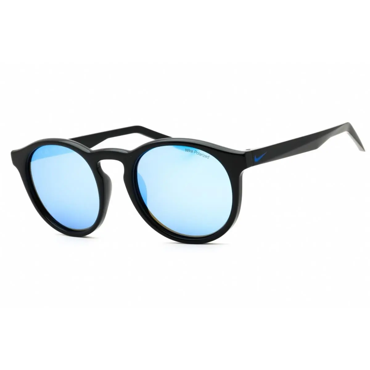 Nike Swerve P FD1850-014 Sunglasses 51mm - Frame: BLACK, Lens: POLAR BLUE MIRROR