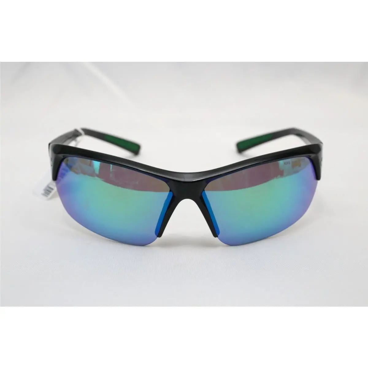 Skylon Ace Matte Black-jade Green Mirrored Sunglasses DV2163 69-10-125 by Nike