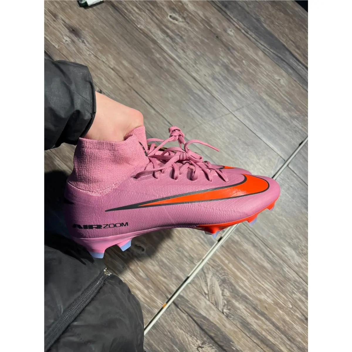 Nike Mercurial Superfly HF9433-600 Soccer Cleats Men 7.5 Pink Dynamic Fit St