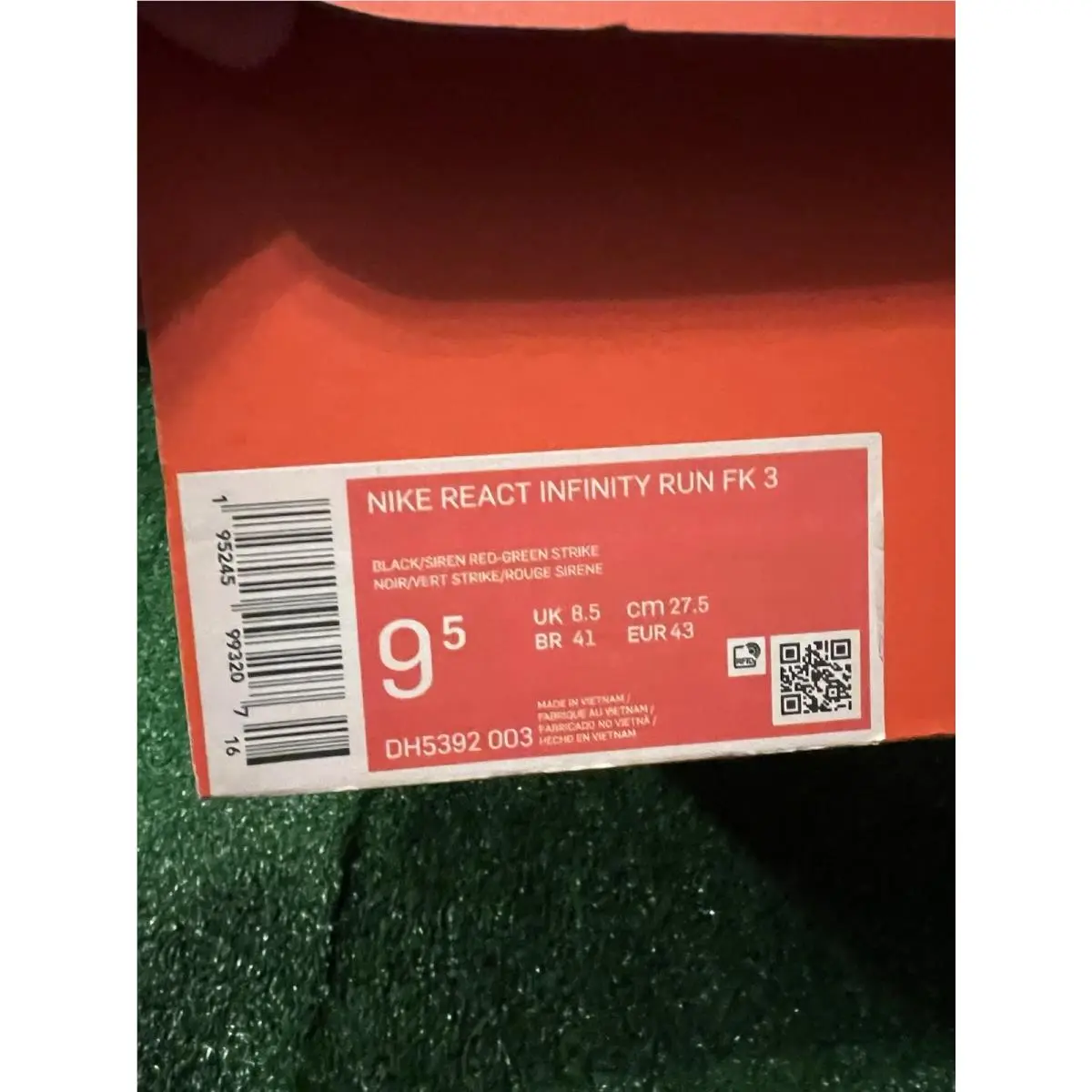 Nike shoes - Nike React Infinity Run Flyknit - DH5392-003 - Black Red White 1