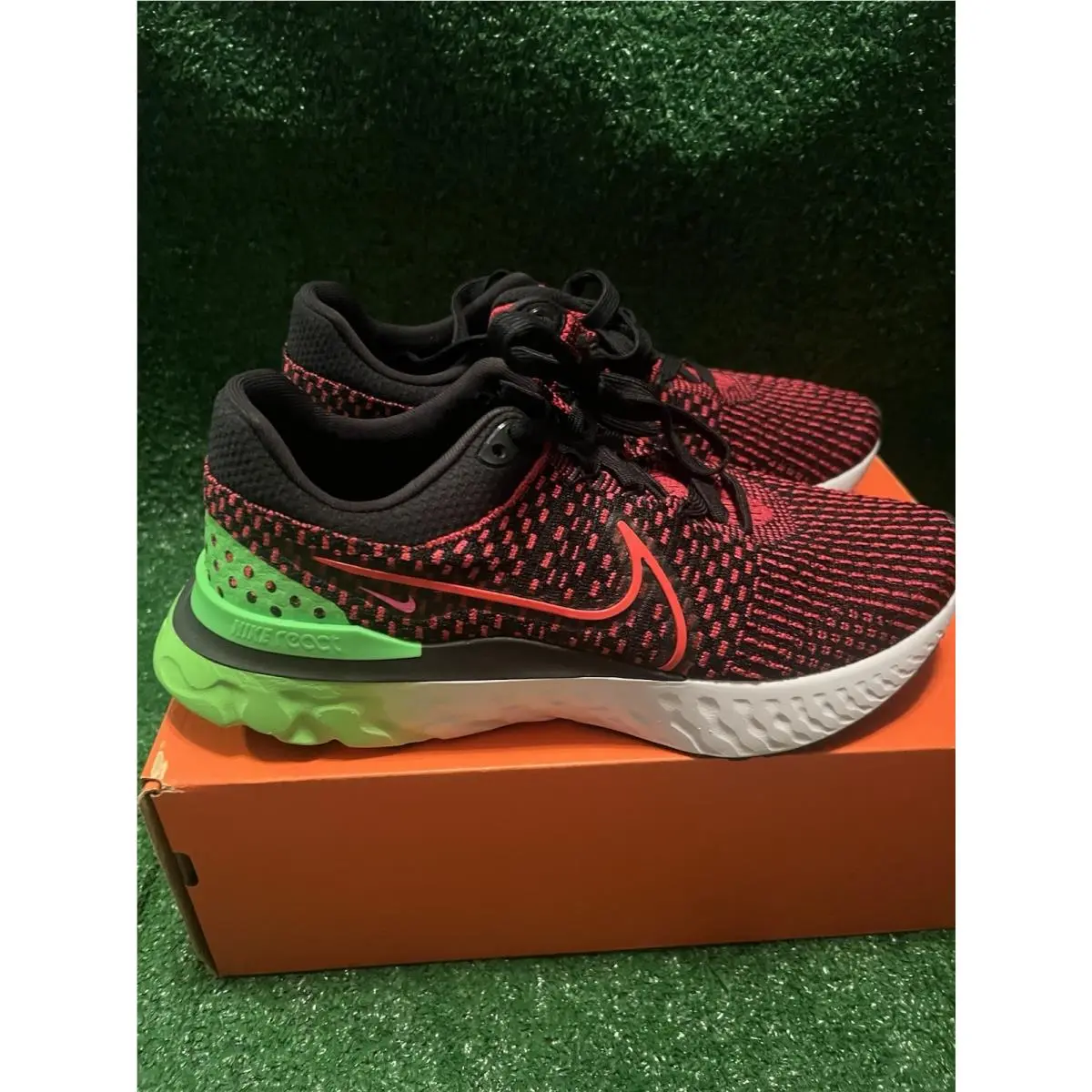 Nike shoes - Nike React Infinity Run Flyknit - DH5392-003 - Black Red White 2