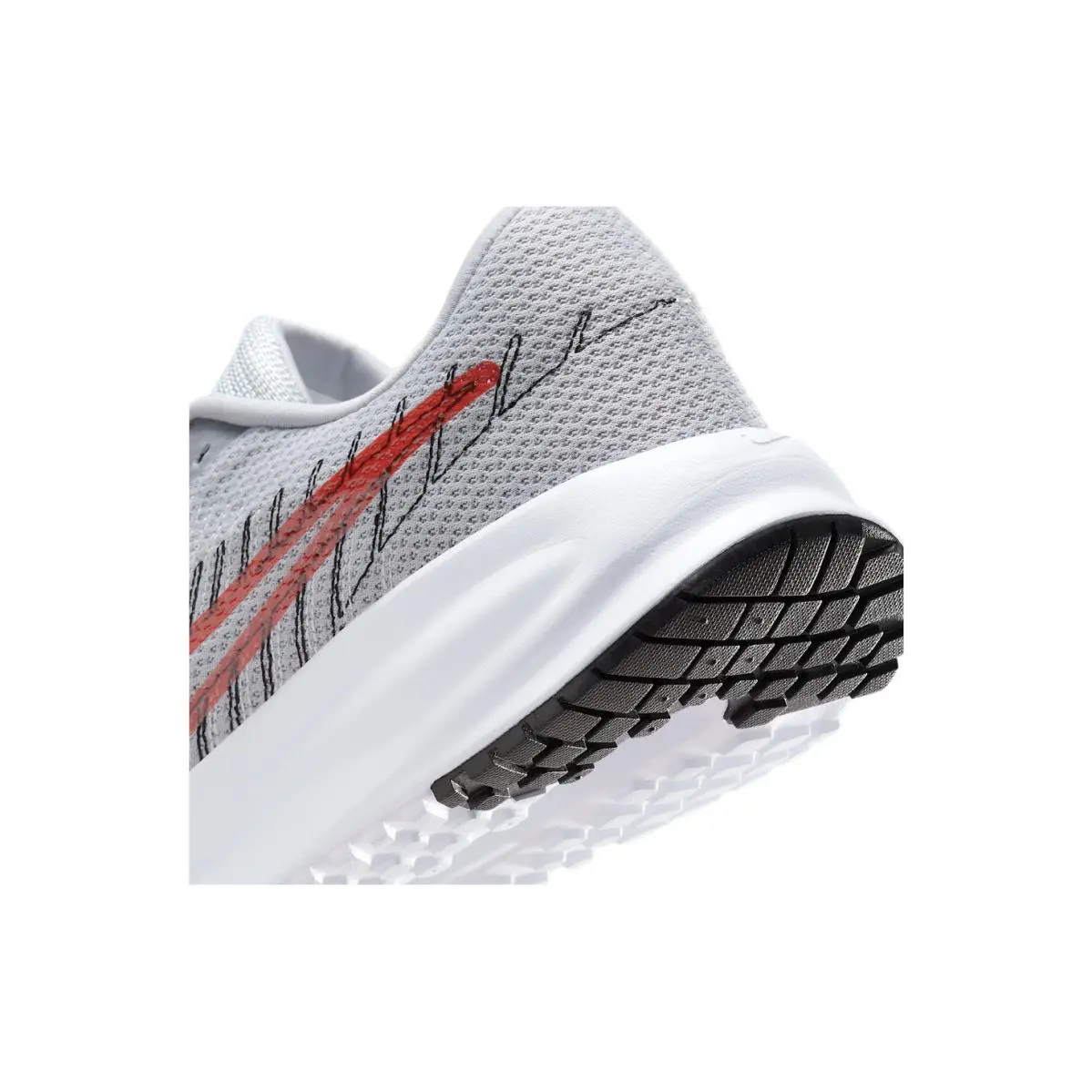 Nike shoes - Run Defy - Run Defy - Wolf Grey/Black/White/Bright Crimson (UPC: 198481472918) 0
