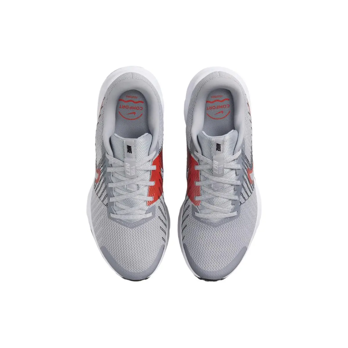 Nike shoes - Run Defy - Run Defy - Wolf Grey/Black/White/Bright Crimson (UPC: 198481472918) 3