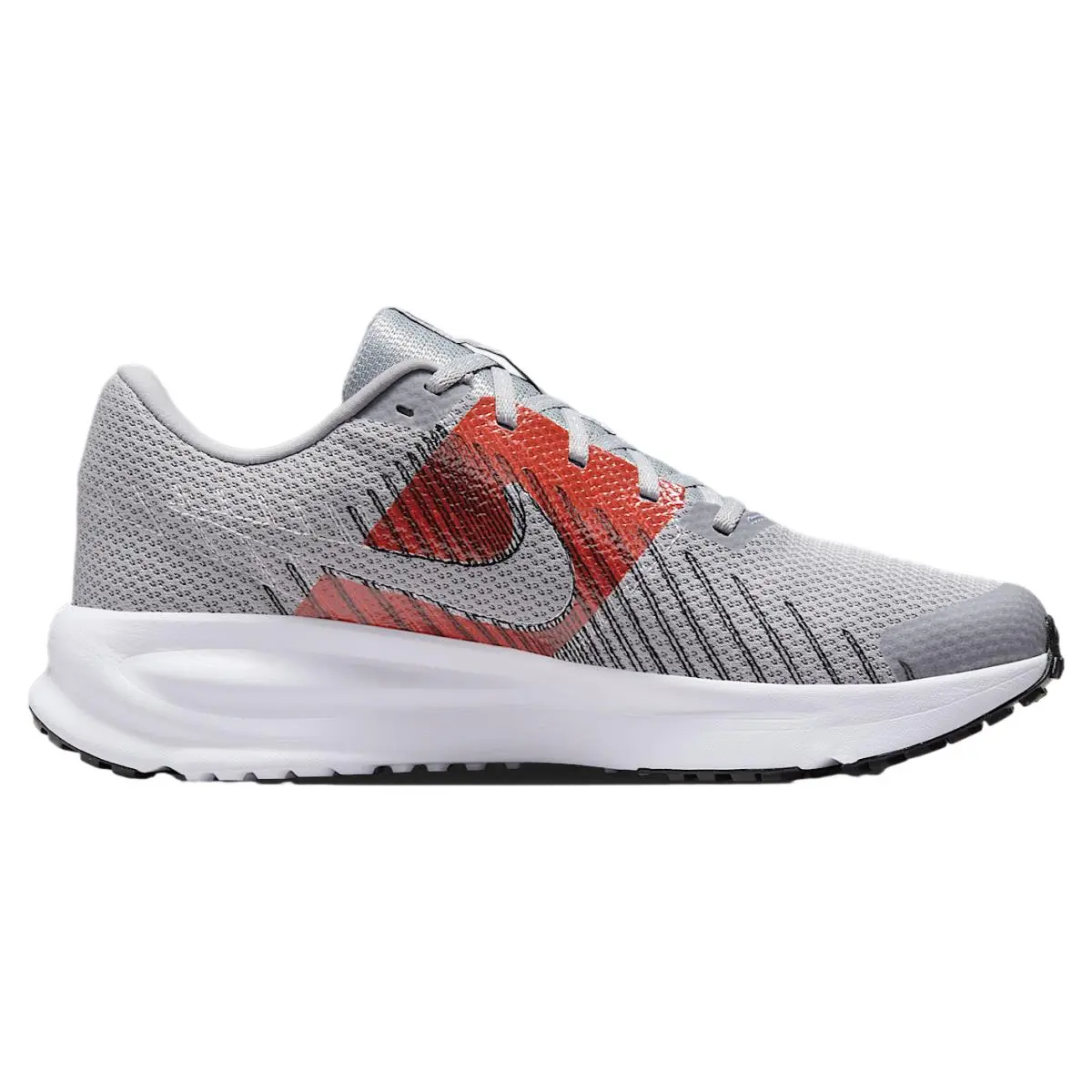 Nike shoes - Run Defy - Run Defy - Wolf Grey/Black/White/Bright Crimson (UPC: 198481472918) 4