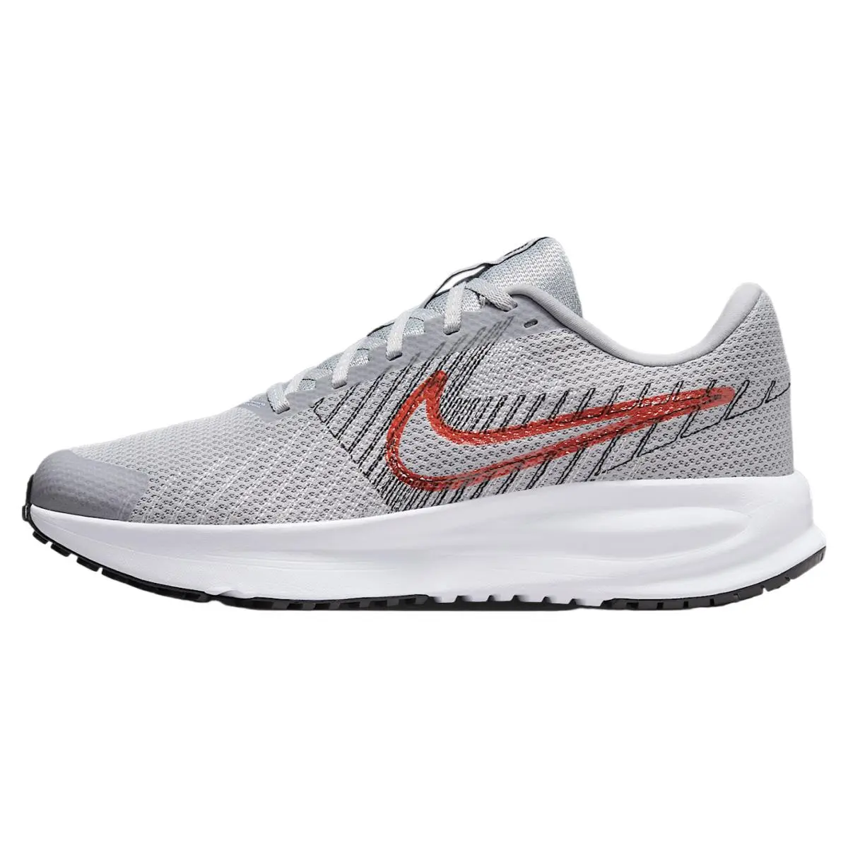 Nike shoes - Run Defy - Run Defy - Wolf Grey/Black/White/Bright Crimson (UPC: 198481472918) 6