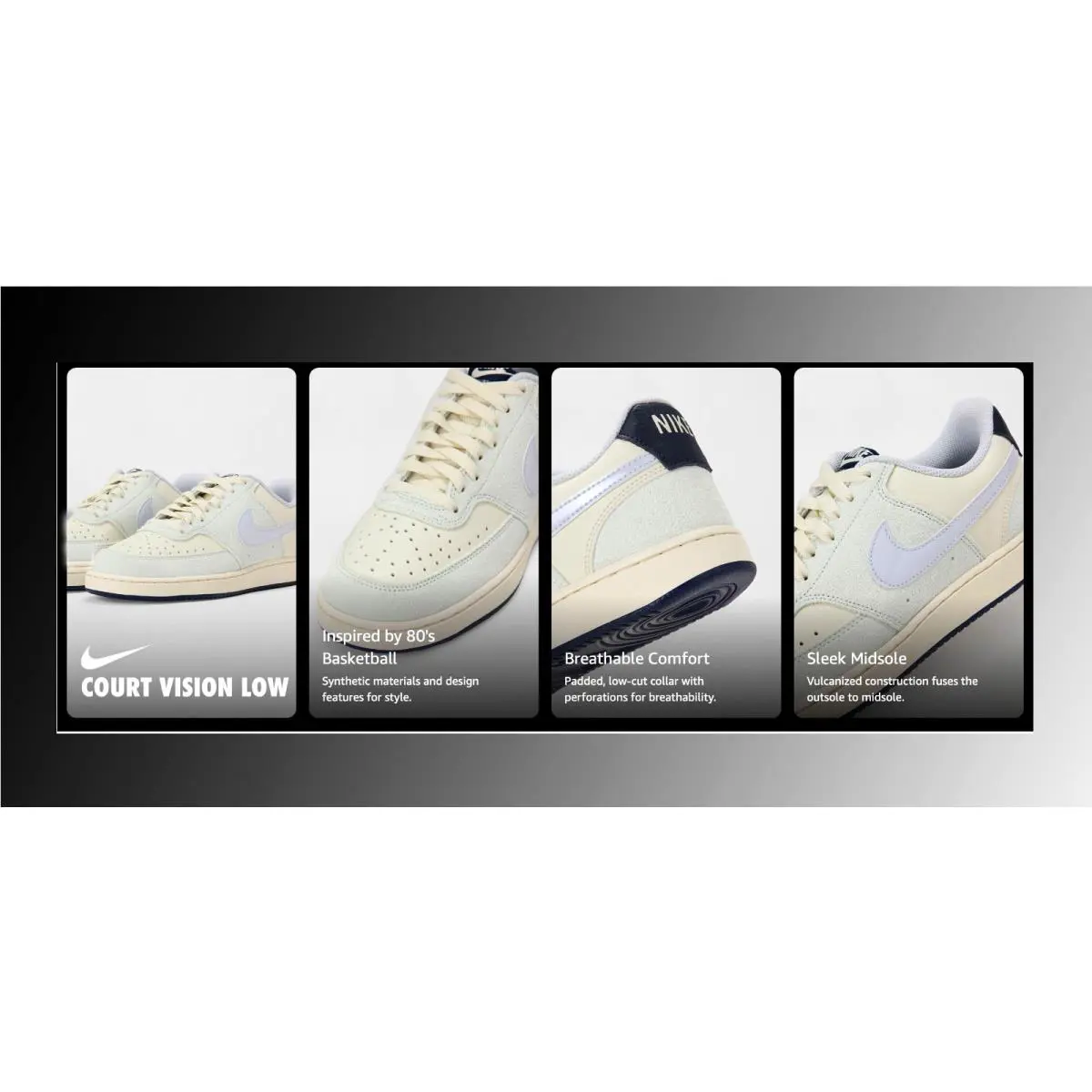 Nike shoes - Nike Court Vision - Court Vision - Barely Green/ Grey/ Pearl 9