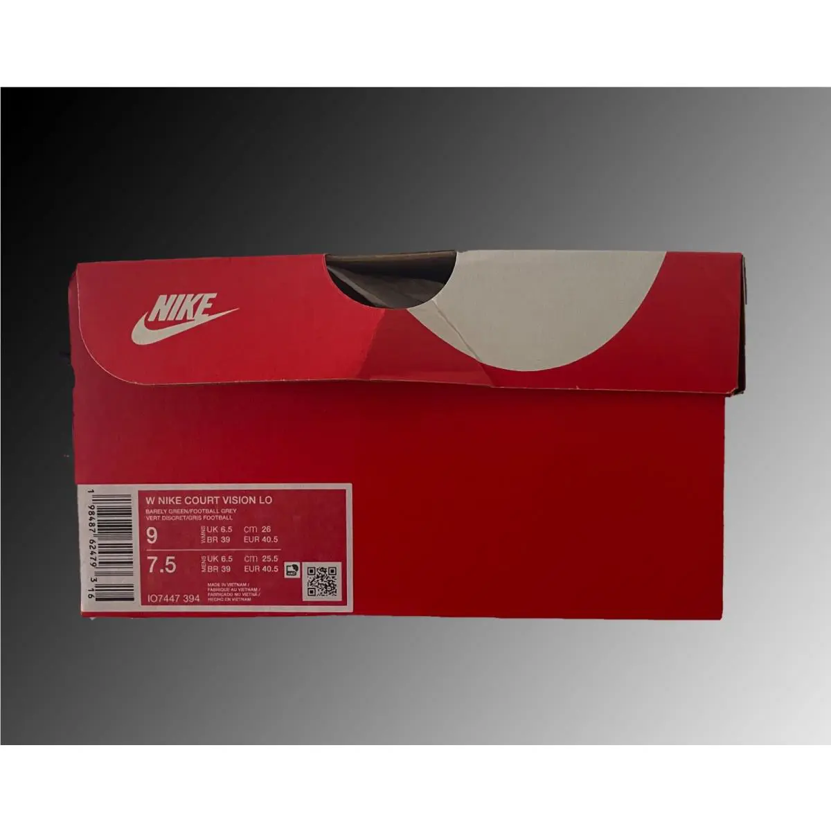 Nike shoes - Nike Court Vision - Court Vision - Barely Green/ Grey/ Pearl 10