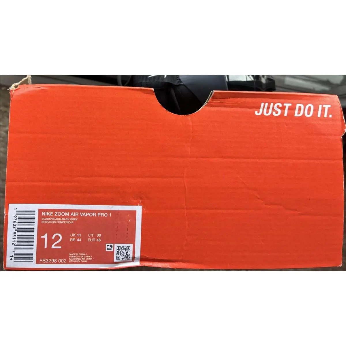 Nike shoes - Nike Vapor Pro 1 - Vapor Pro - FB3298-002 - BLACK/ DARK GREY (UPC: 0197602951127) 6