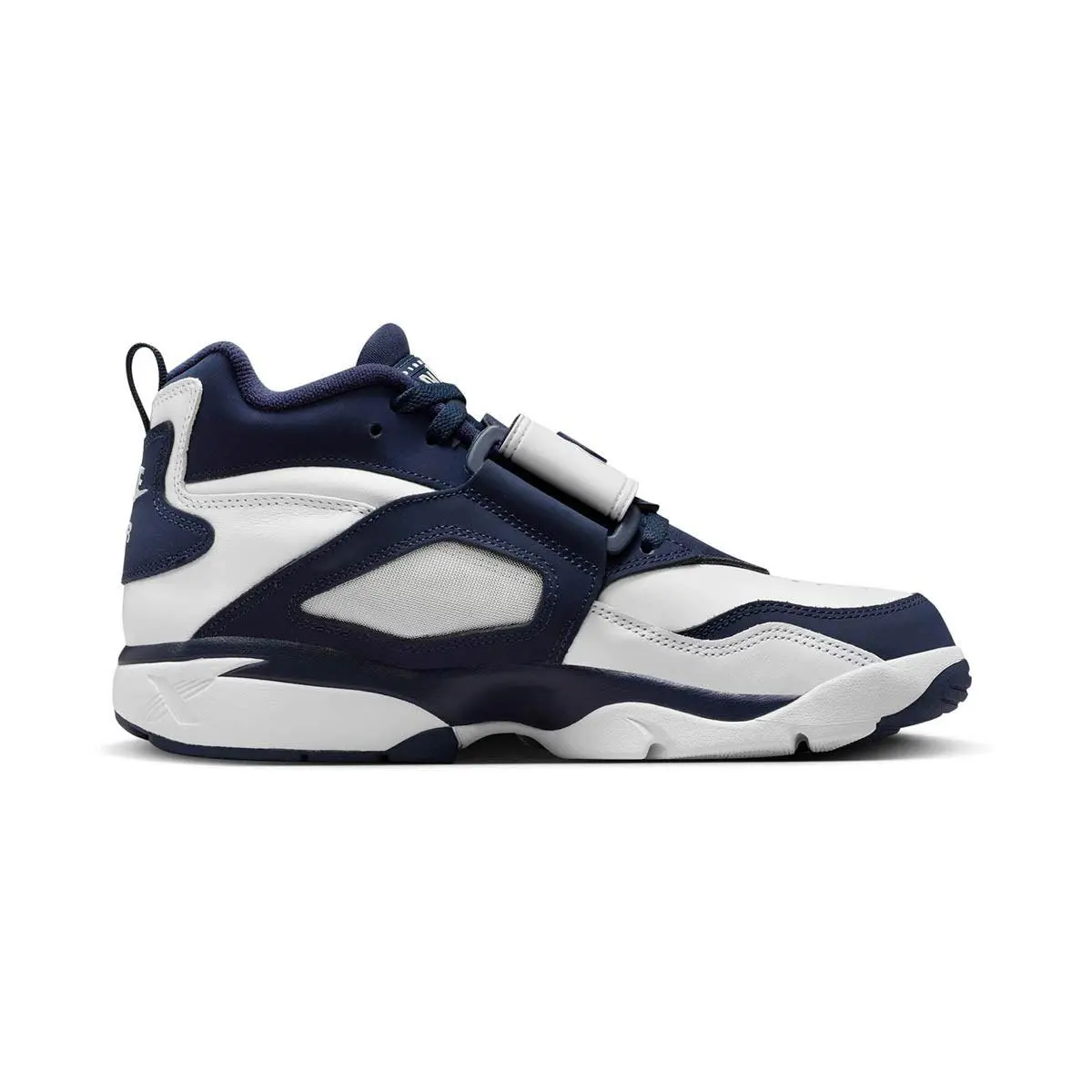 Mens Nike Air Diamond Turf_white/college Navy-metallic Silver FZ8224-101 Size 9 - WHITE/COLLEGE NAVY-METALLIC SILVER