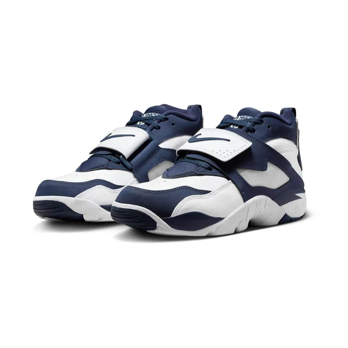Nike shoes - WHITE/COLLEGE NAVY-METALLIC SILVER 1