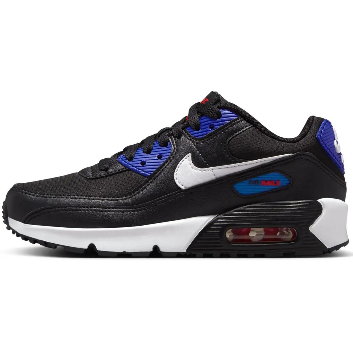 Big Kid`s Nike Air Max 90 NN Black/white-university Red FV0369 001 - 6.5 - Black/White-University Red