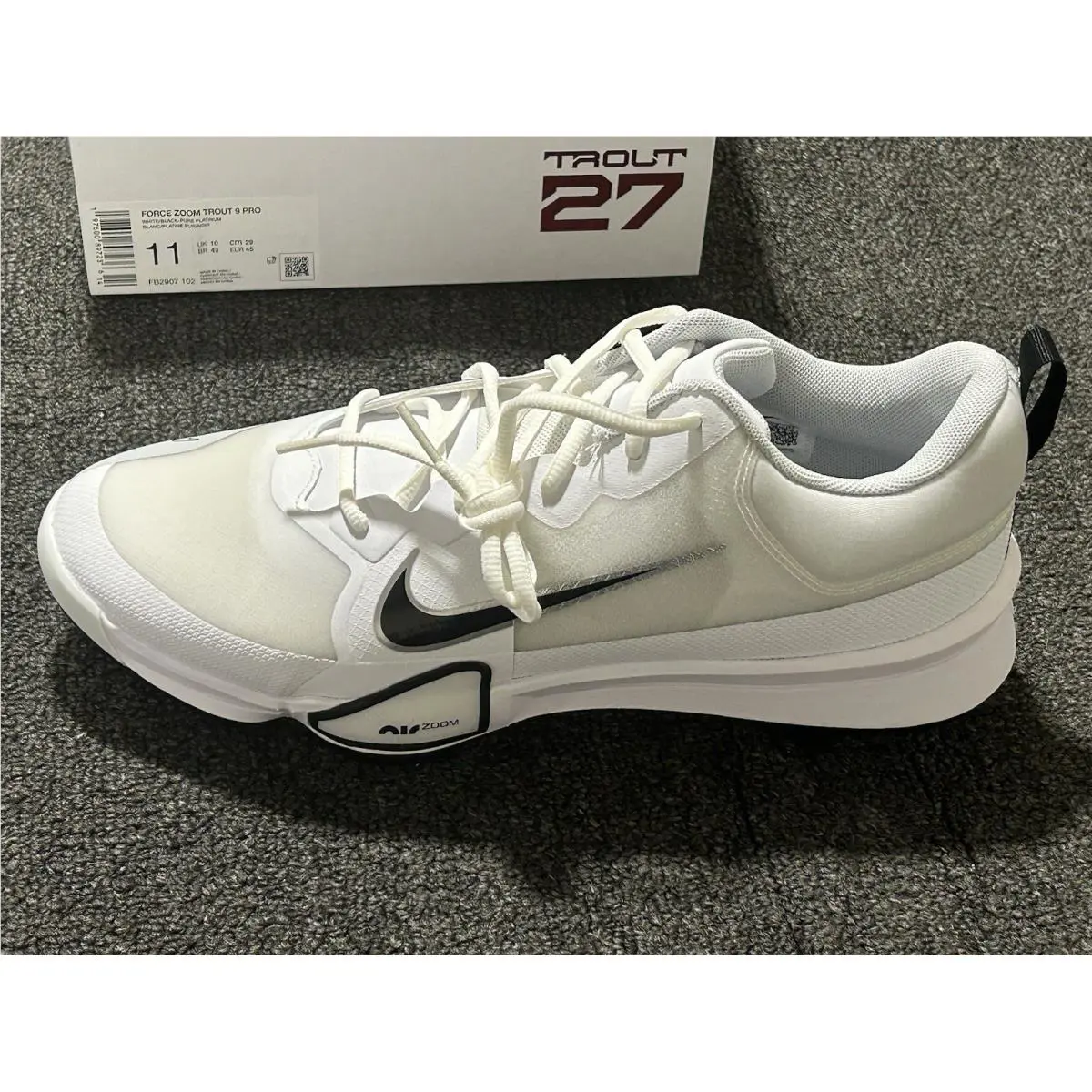 Nike shoes - Nike Force Zoom Trout - Force Zoom Trout - FB2907-001 - White 13