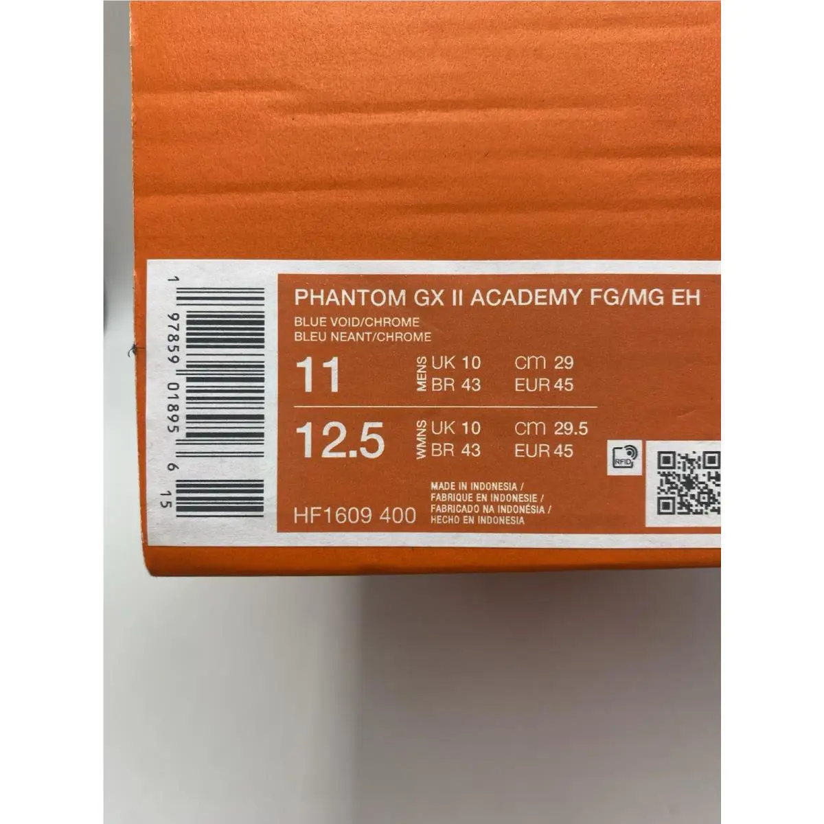 Nike shoes - Nike Phantom GX - Phantom - HF1609 400 - Blue Void/Chrome (UPC: 197859018956) 6