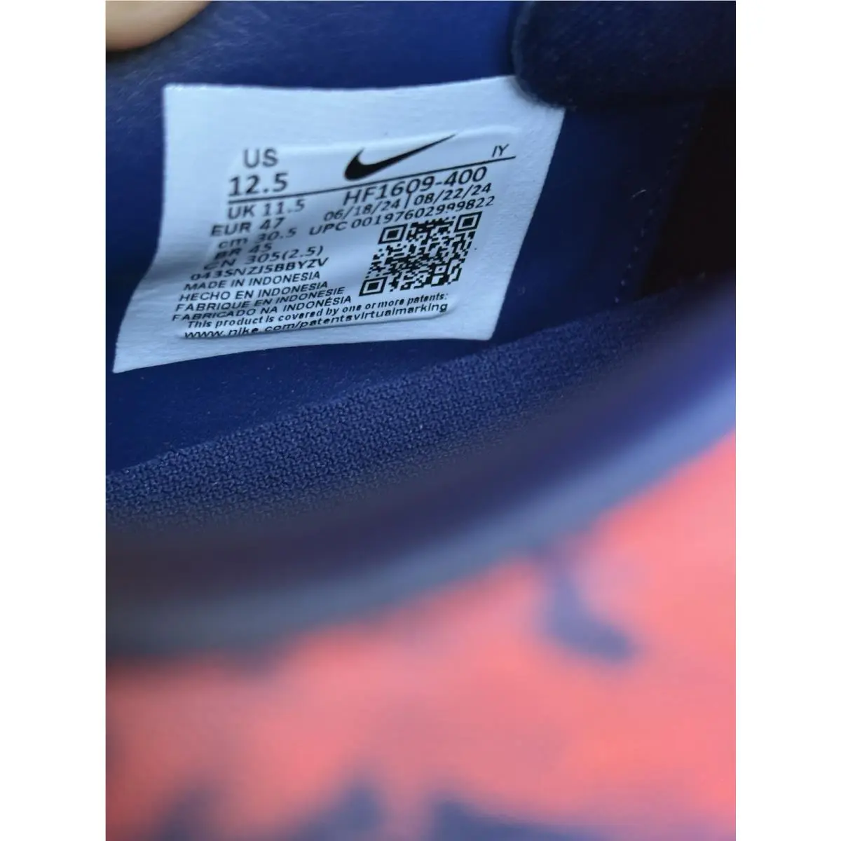 Nike shoes - Nike Phantom GX - Phantom - HF1609-400 - Blue 10