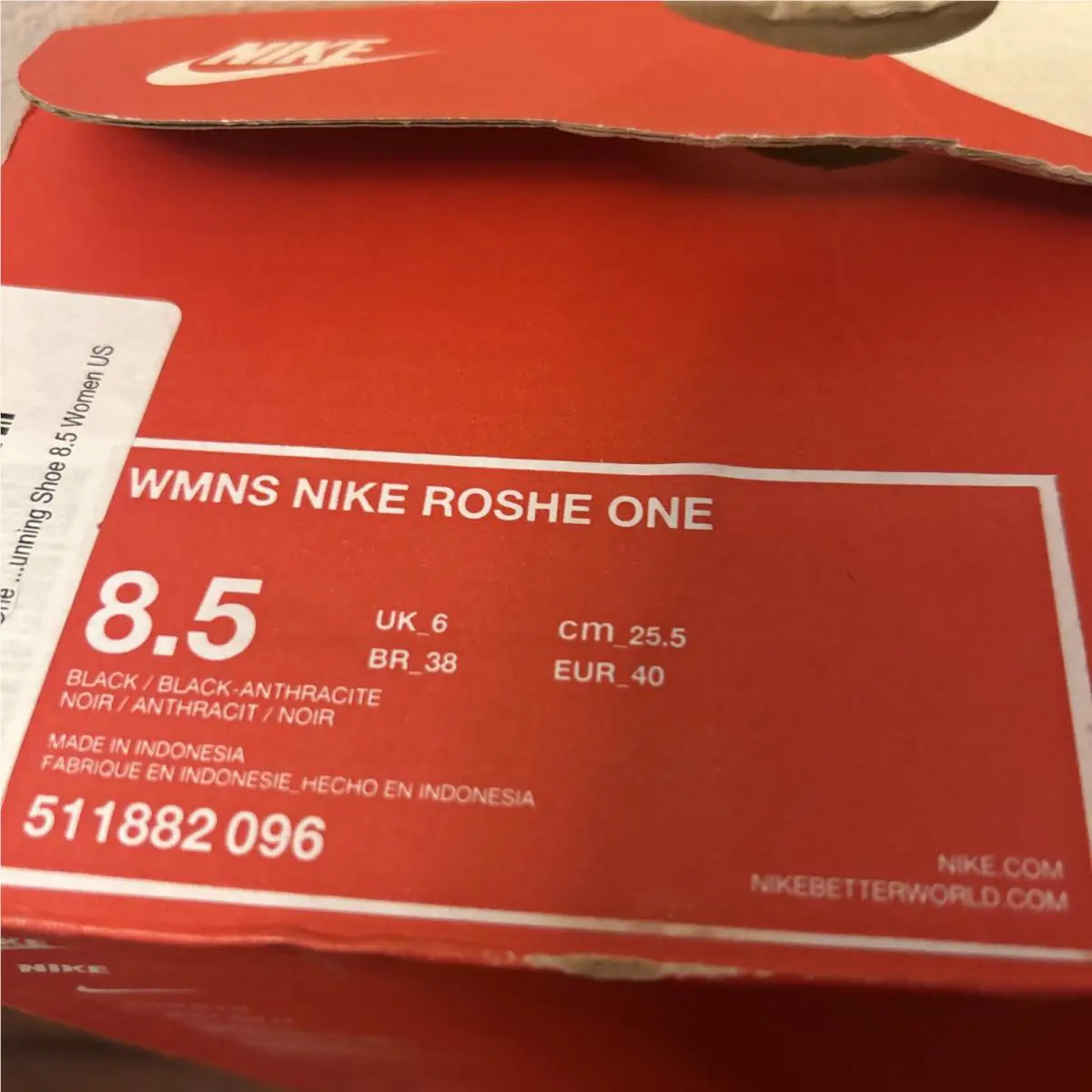 Nike shoes - Nike Roshe - Roshe - 833928-006 - Black 1
