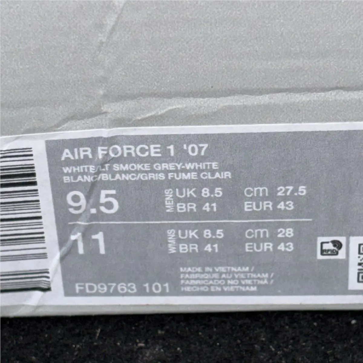 Nike shoes - Nike Air Force 1 - Air Force - FD9763-101 - White 6