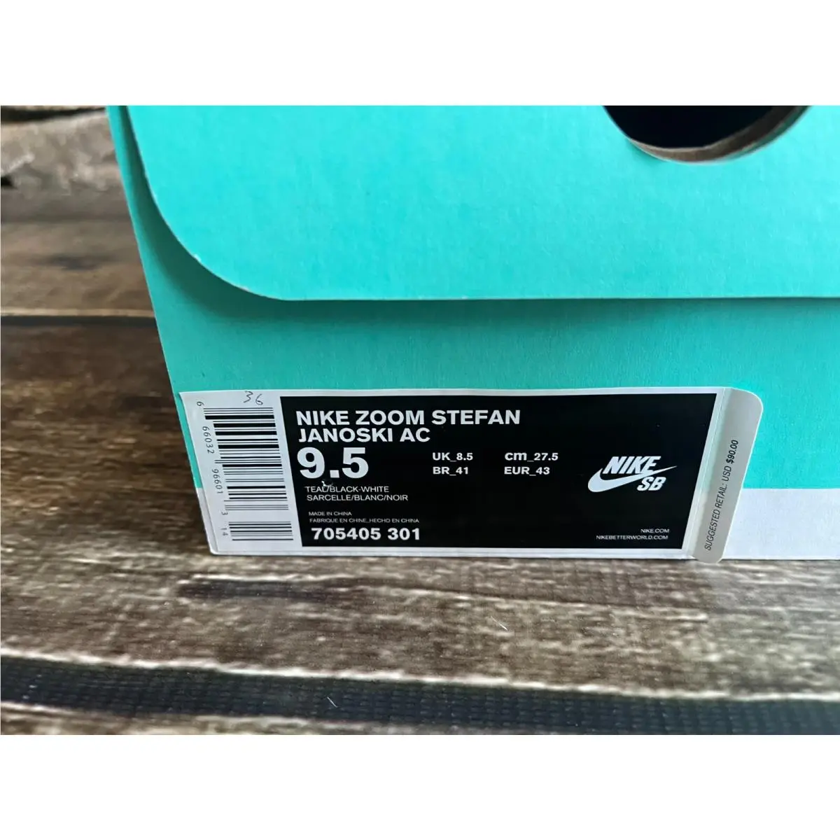 Nike shoes - Nike SB Zoom Stefan Janoski - 705405-301 - Blue 6