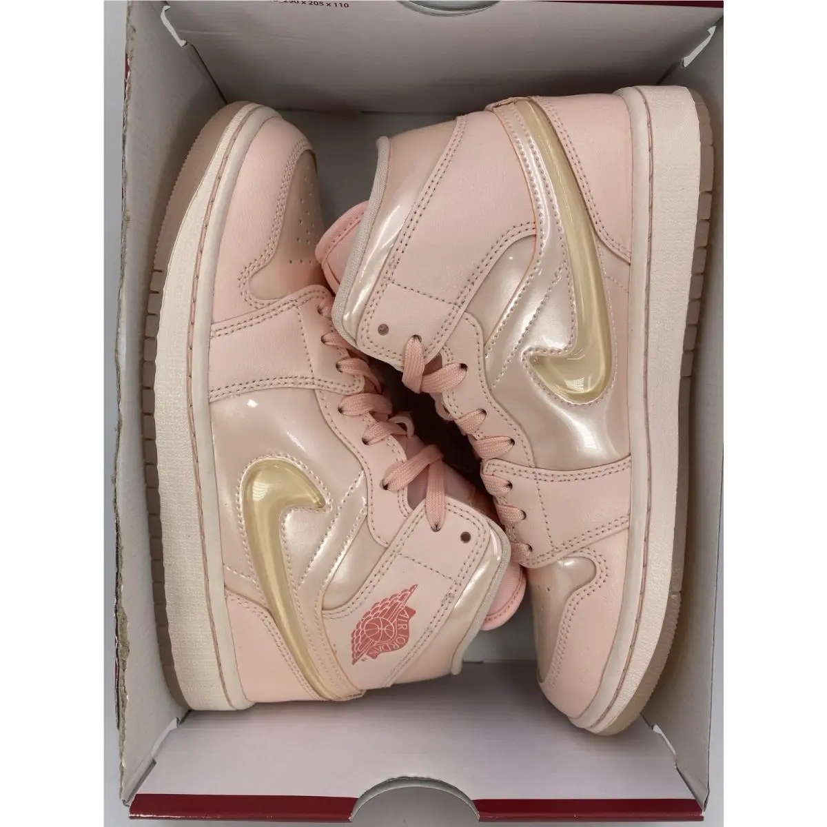 Nike shoes - Air Jordan 1 Mid SE - HF3173 600 - Washed Coral/Pink Salt (UPC: 197602682595) 7
