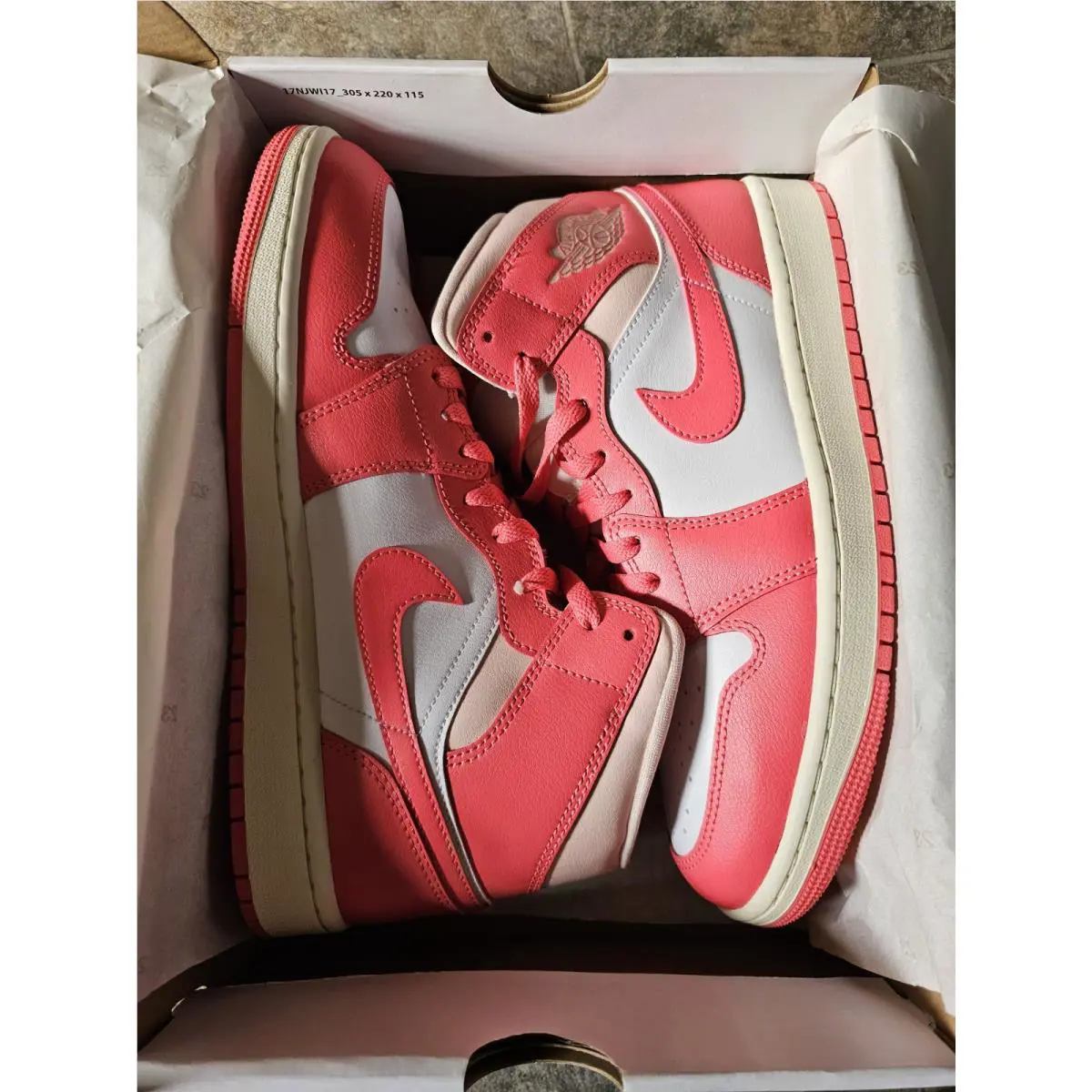 Nike shoes - Air Jordan 1 Mid SE - HF3173 600 - Washed Coral/Pink Salt (UPC: 197602682595) 0