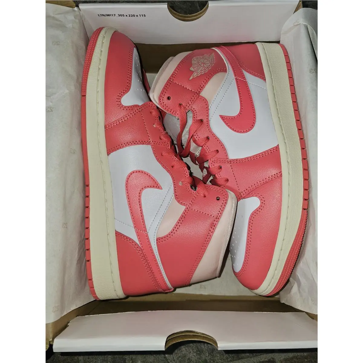 Nike shoes - Air Jordan 1 Mid SE - HF3173 600 - Washed Coral/Pink Salt (UPC: 197602682595) 1