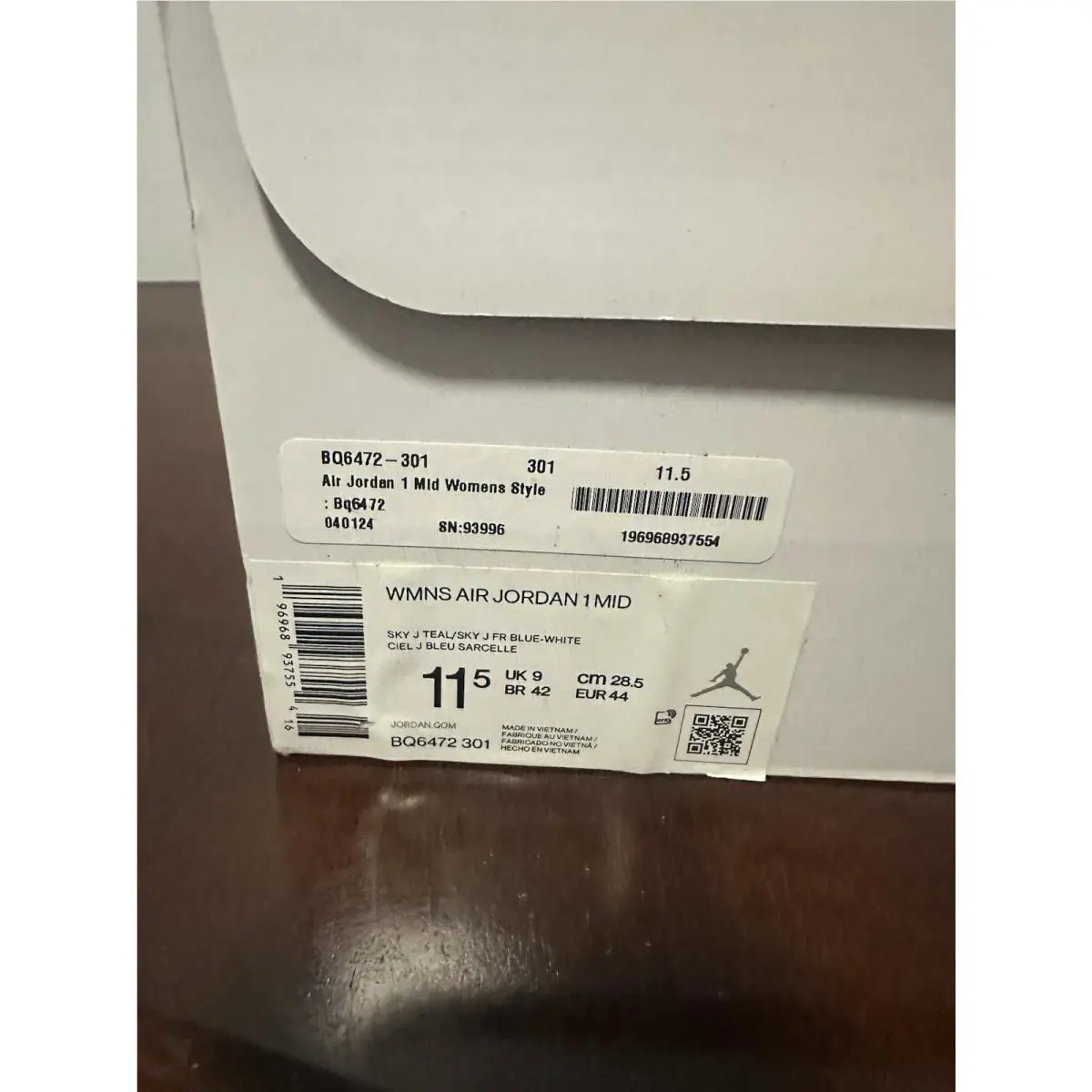 Nike shoes - Air Jordan 1 - Air - Blue 8
