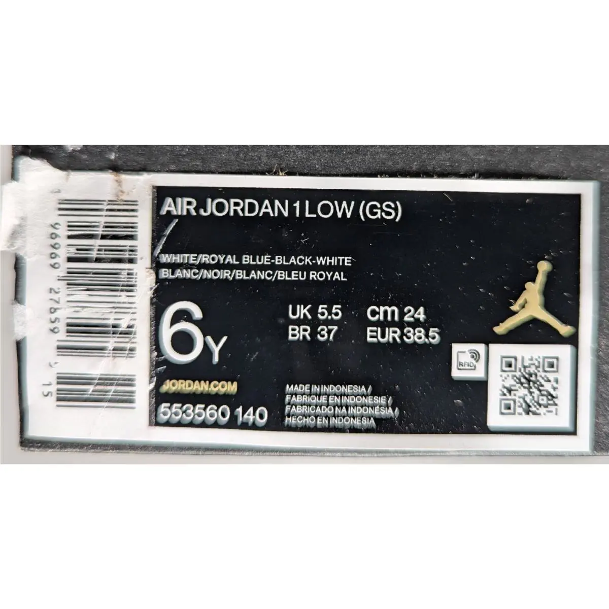 Nike shoes - Nike Air Jordan 1 - Air - 553560-140 - Blue 6