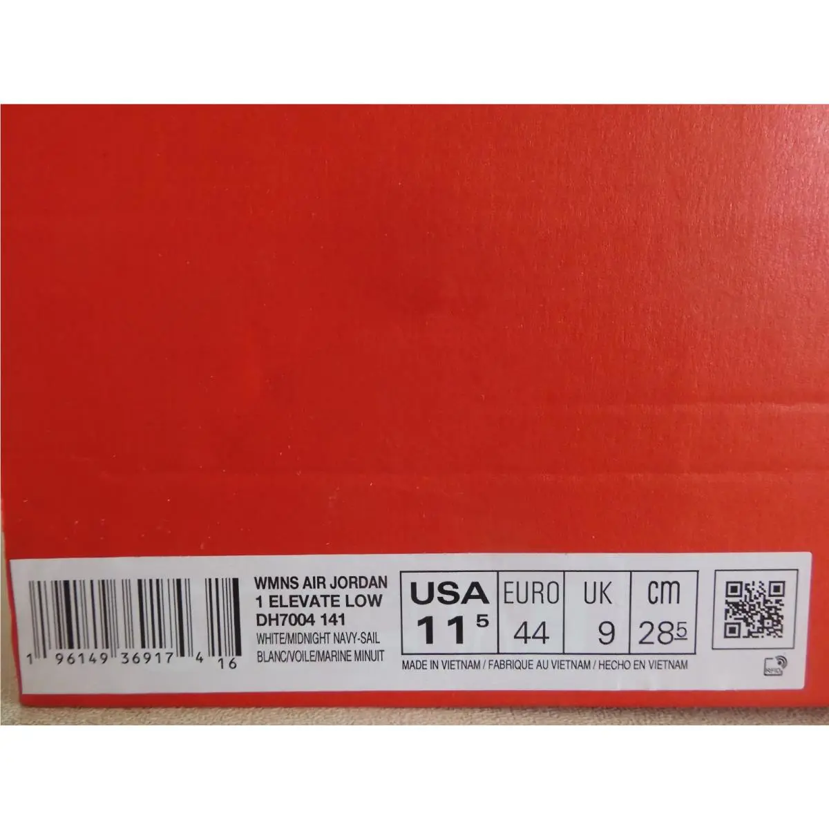 Nike shoes - Air Jordan 1 Low - Air Low - DH7004-141 - White (UPC: 196149369174) 6