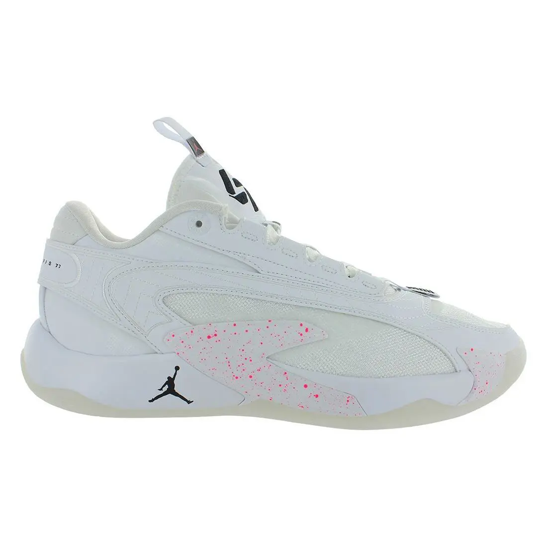 Nike Jordan Luka 2 Unisex Shoes Size 11 Color: White/black Hyoer Pink - White/Black Hyoer Pink, Main: White