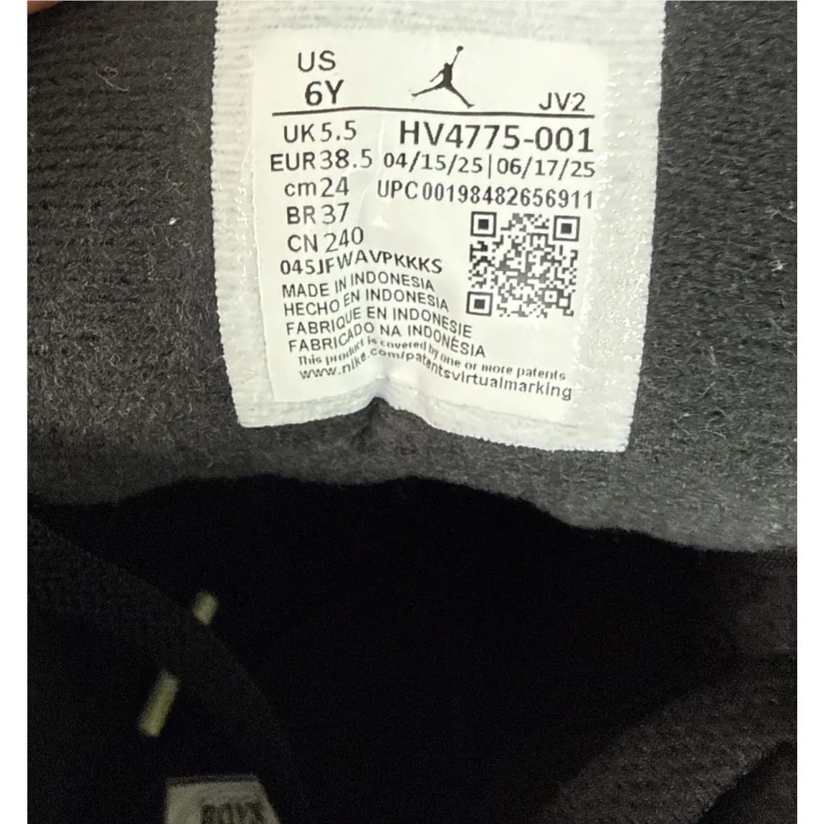 Nike shoes - Air Jordan 1 - Air - Black 7